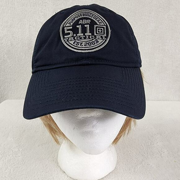5.11 Tactical Cap Unisex One Size Black with White Logo Flag Bearer Snapback Cap - Picture 1 of 12